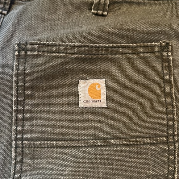 CARHARTT - Slim Fit Olive Work Pants - Picture 5 of 5